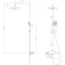 Душевая система LEMARK BRONX LM3772GM, 226 мм